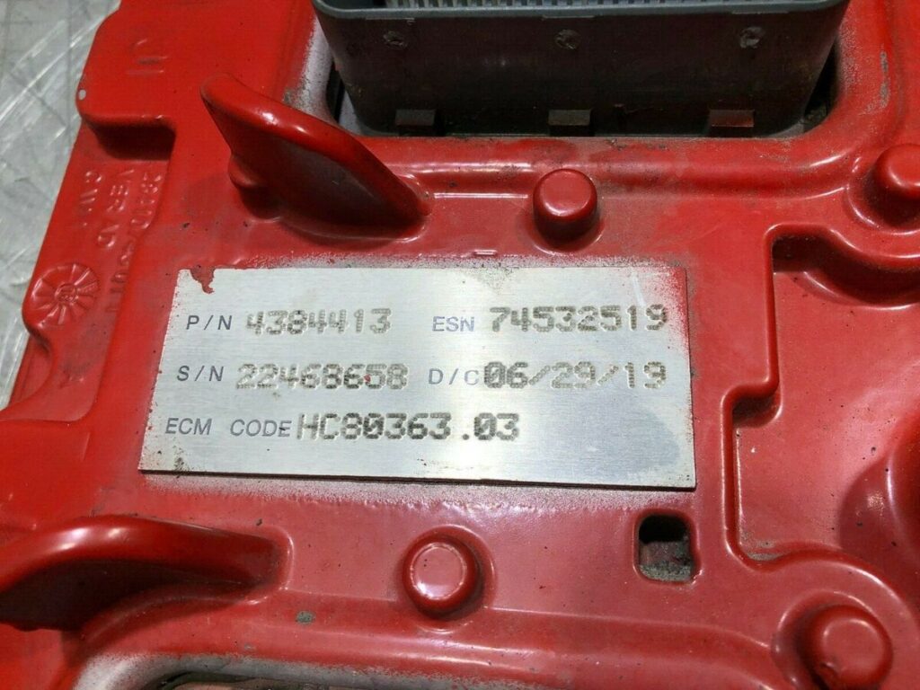 cummins ecm tag cummins ecm tag