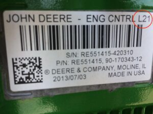 JD L21 ECM Tag